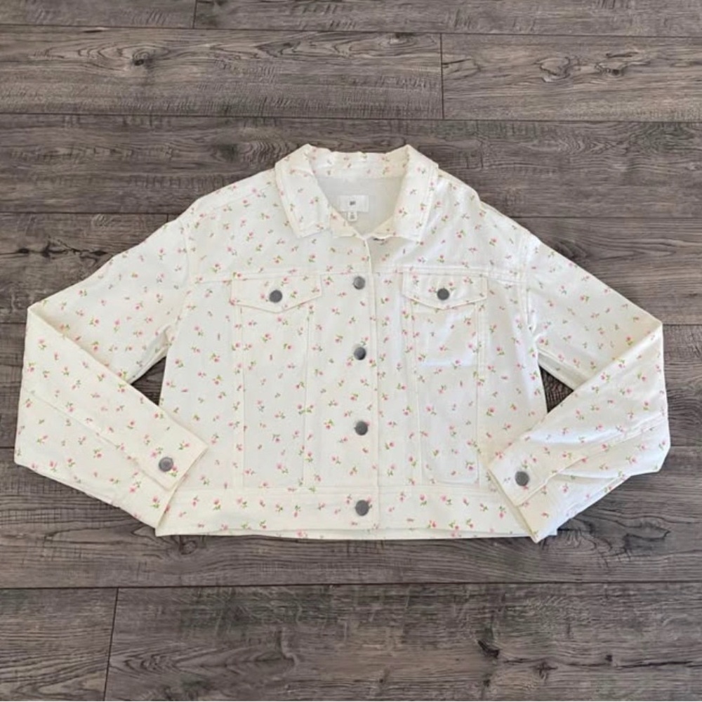 Nordstrom BP Floral Women’s Jean Jacket